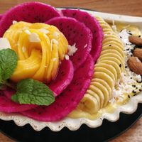 Beautifully plated smoothie bowl! at The Source Cafe in Siem Reap