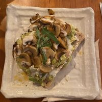 Avo and mushroom toast  at The Source Cafe in Siem Reap