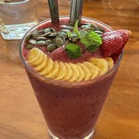 Berry cinnamon smoothie, $3.25  at The Source Cafe in Siem Reap