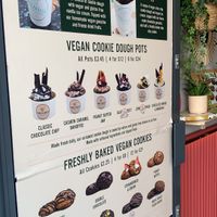 Menu at The After School Cookie Club in East London