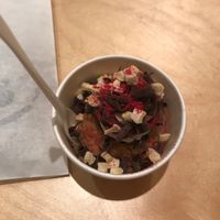 Banoffee caramel chocolate chip cookie dough at The After School Cookie Club in East London