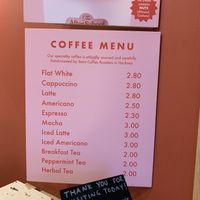 coffee & tea  at The After School Cookie Club in East London