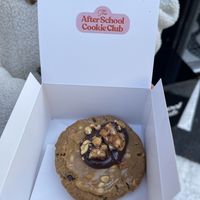 Peanut cookie  at The After School Cookie Club in East London