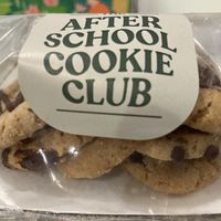 Mini cookies  at The After School Cookie Club in East London
