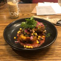 Bubble and Squeak Cakes  at BEAR in Derby