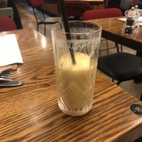 Pineapple, hibiscus, mango and coconut milk drink  at BEAR in Derby