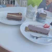 Sunday vegan cheesecake at Kaokakao Patisserie in Opatija