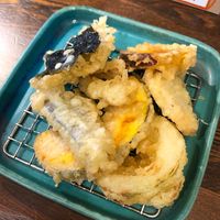 Vegan tempura at Menkui Kinya in Kyoto