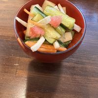 Pickles  at Menkui Kinya in Kyoto