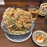 green onion rice bowl  at Menkui Kinya in Kyoto