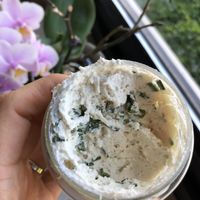 Fresh chive cheese SOO GOOD at Cashewrella in Gottingen