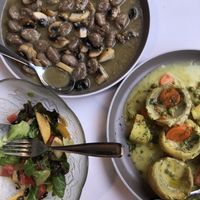 Vegan artichokes  at Amaltheia in Katerini