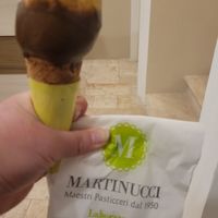 Passion fruit and dark chocolate at Martinucci Laboratory in Polignano A Mare