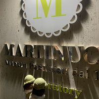Dark chocolate, white and pistachio  at Martinucci Laboratory in Polignano A Mare