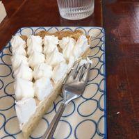 Pie de lemon at Vegan Namaste in La Serena