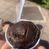Chocolate ice cream   at Mali Čoko in Slovenske Konjice