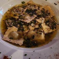 Ravioli Vegano con carne de soja y Trufa at La Strega in Panama City