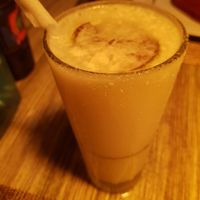 Coconut lemonade at La Strega in Panama City