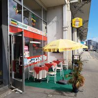 Nearby road at Marathon in Fribourg