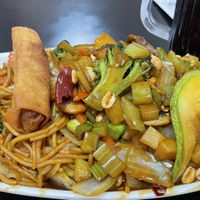 Combo plate at Chino 168 in Cabo San Lucas