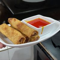 Veggie spring rolls  at Chino 168 in Cabo San Lucas