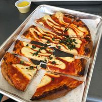 Pizza.  Nut based cheese  at HUMBL in Orlando