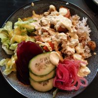 Gulasch with pumpkin at Liebling Trier in Trier