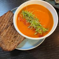 Tomaten Paprika Knoblauch Suppe  at Liebling Trier in Trier