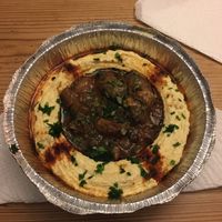 Mushroom Hummus  at Akkawy in Berlin