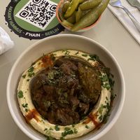 Mushroom Hummus  at Akkawy in Berlin
