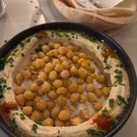 Classic hummus bowl at Akkawy in Berlin