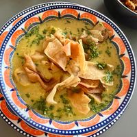 Lentil soup at Akkawy in Berlin