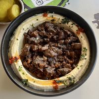 Hummus Shrooms  at Akkawy in Berlin