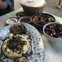 Food for two at Akkawy in Berlin