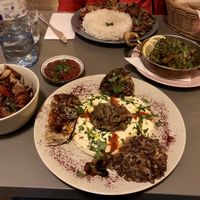 Yummy hummus plate at Akkawy in Berlin