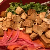 Binh ma bowl with tofu- veganized at Fluff in Athens