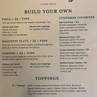 Updated menu part 2 at Vine Sourdough Bakery in Gainesville
