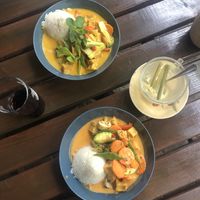 super tasty vegan curry  at Ong Tao in Frankfurt