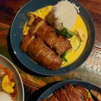 Gemüsecurry mit Veganer Ente at Ong Tao in Frankfurt