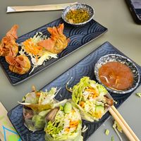 Appetizer #3 and #7 at Ong Tao in Frankfurt