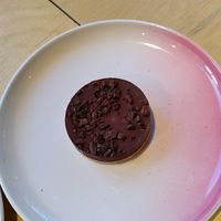 Chocolate coconut tarte at Sticky Fingers in Amsterdam