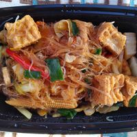 Glass noodles with vegetables and fried tofu at Rice By Mama in Ventura