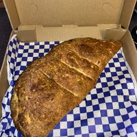 Vegan twisty pocket at Pizza Twist in Kent