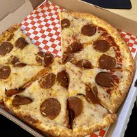 Yummy Vegan Pizza! at Pizza Twist in Kent