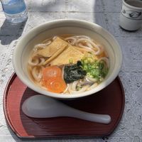 Udon noodles   at Momiji-so in Hatsukaichi