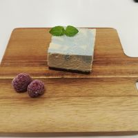 Lemon cake at Spirulina Blue Ueno in Tokyo