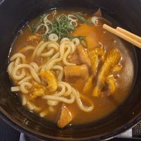 Kizamikitsune and Amakitsune curry Udon at Mimikou in Hiroshima