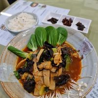 Spicy mushroom soup.. at Mananim Recipe in Seoul