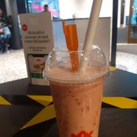 Vegan milkshake at MAX - Medborgarplatsen in Stockholm