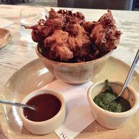 Pakora!!! Amazing!  at Cork & Flame in Evans